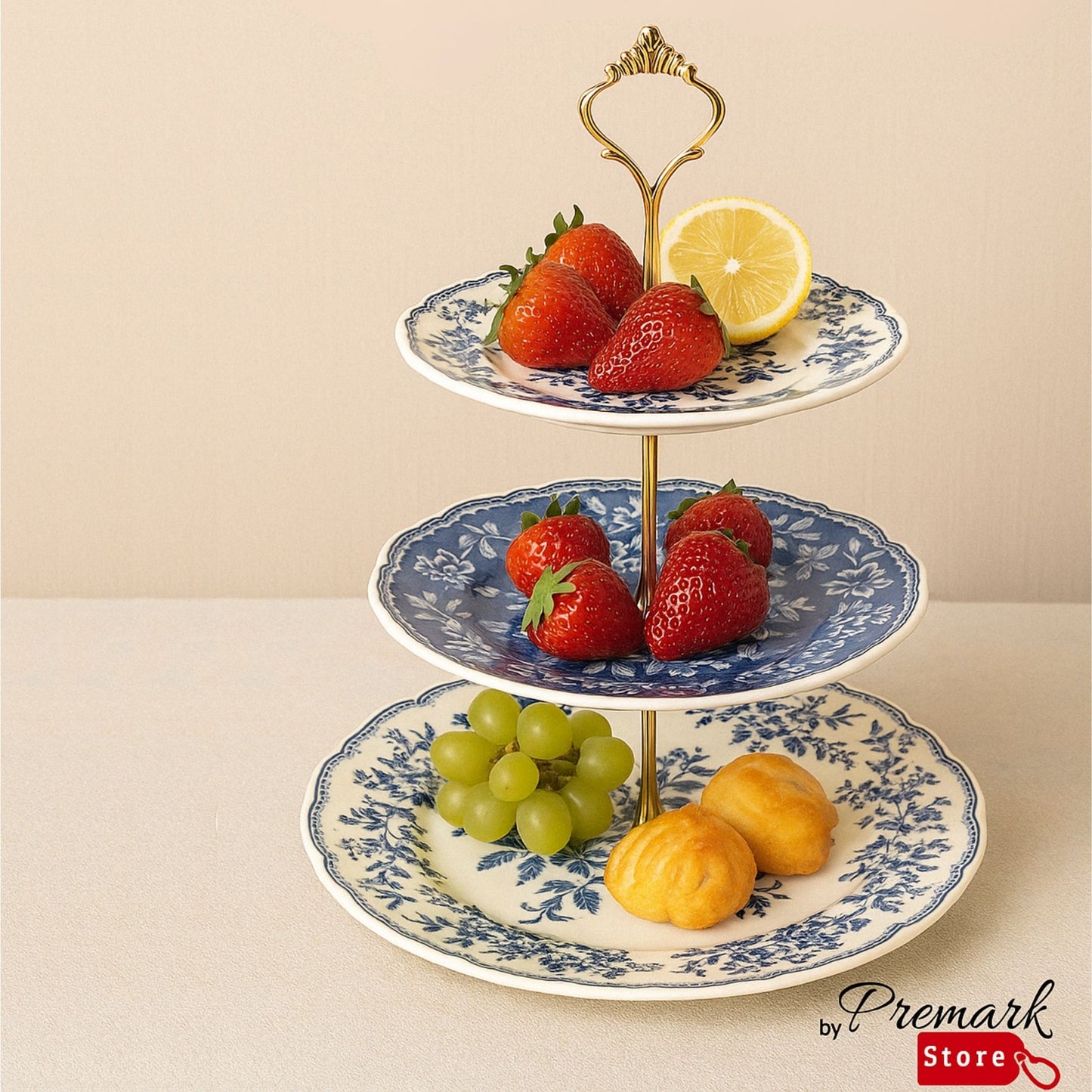 Scottish Vintage-Style 2/3 Tier Dessert Stand – Serve Tea Like Royalty 👑 Limited Pieces!