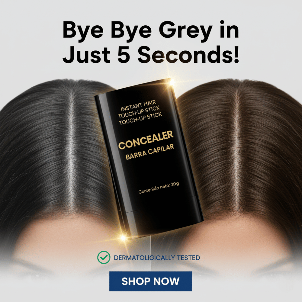 Instant Hair Touch-Up Stick – Bye Bye Grey in Just 5 Seconds!